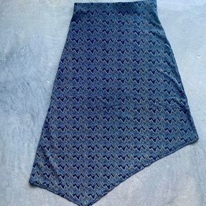 ZARA Asymmetrical Midi Skirt